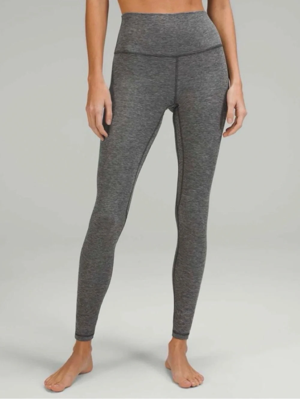 lululemon athletica Heather Charcoal High-Rise Leggings